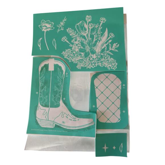 Country 4 8.5 x 11 Chalk Couture Reusable Transfers - Picture 3 of 7